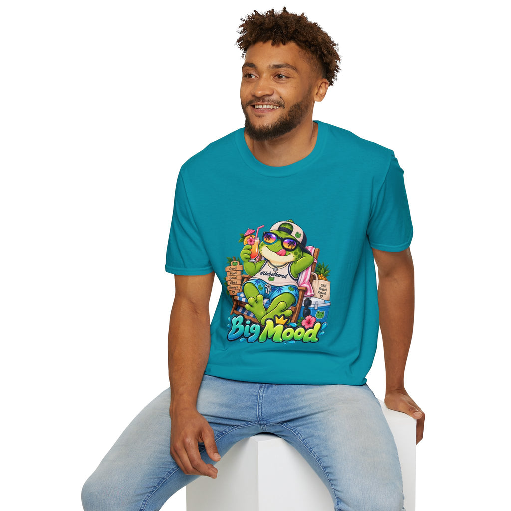 Big Mood Frog T-Shirt — Chill Cartoon Frog Graphic Tee