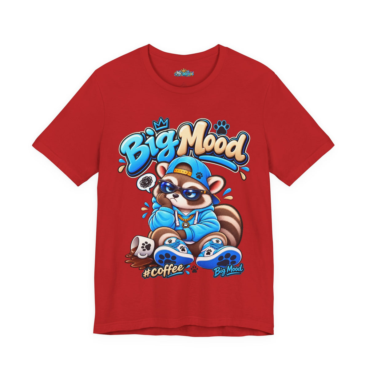 Remy Big Mood Raccoon Coffee T-Shirt