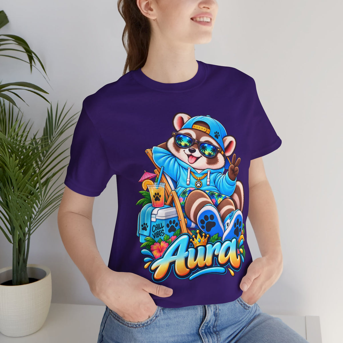 Remy Raccoon Aura - Chest Graphic Tee