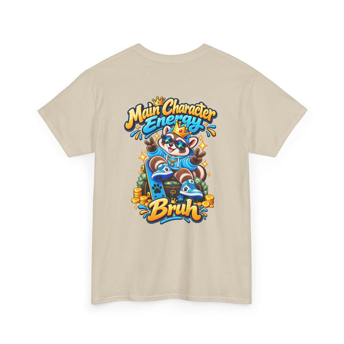 Remy Raccoon Main Character Energy Graphic Tee