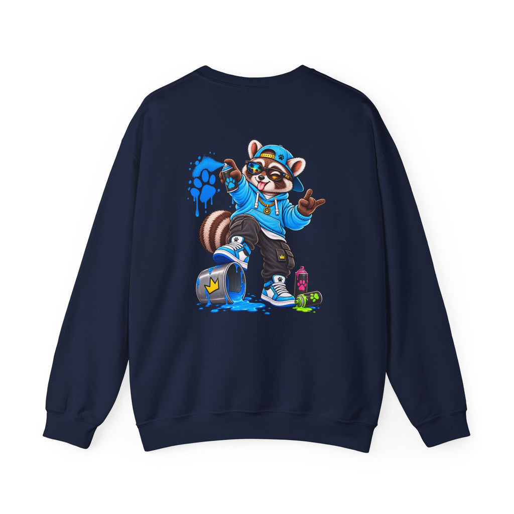 Remy Raccoon Graffiti Sweatshirt