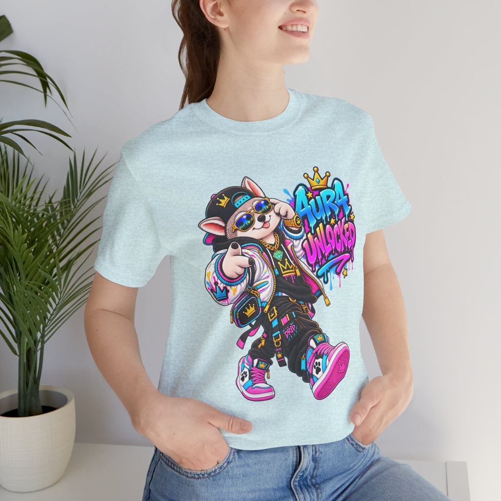 Jynx Alaskan Husky — "Aura Unlocked" Streetwear Graphic Tee