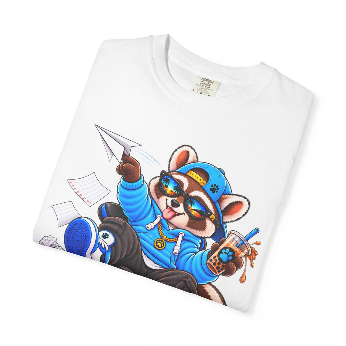 Mischievous Remy Raccoon Graphic T-Shirt