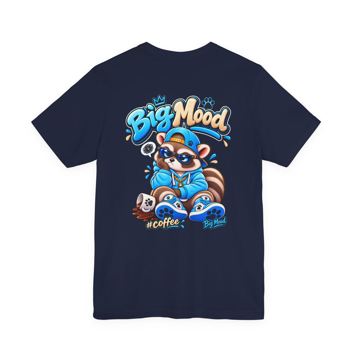 Remy Raccoon Big Mood - Back Graphic - Cute Graphic Tee