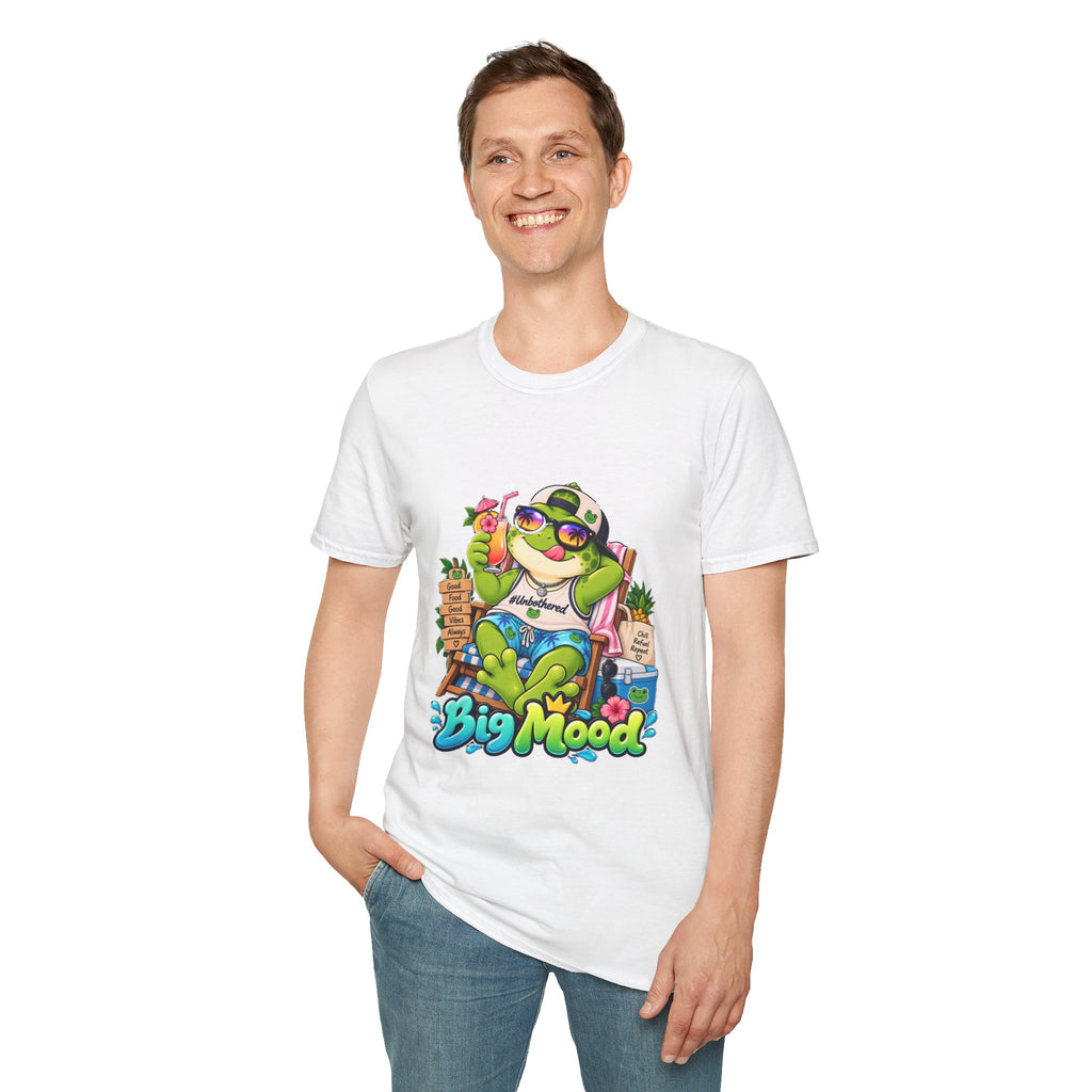 Big Mood Frog T-Shirt — Chill Cartoon Frog Graphic Tee