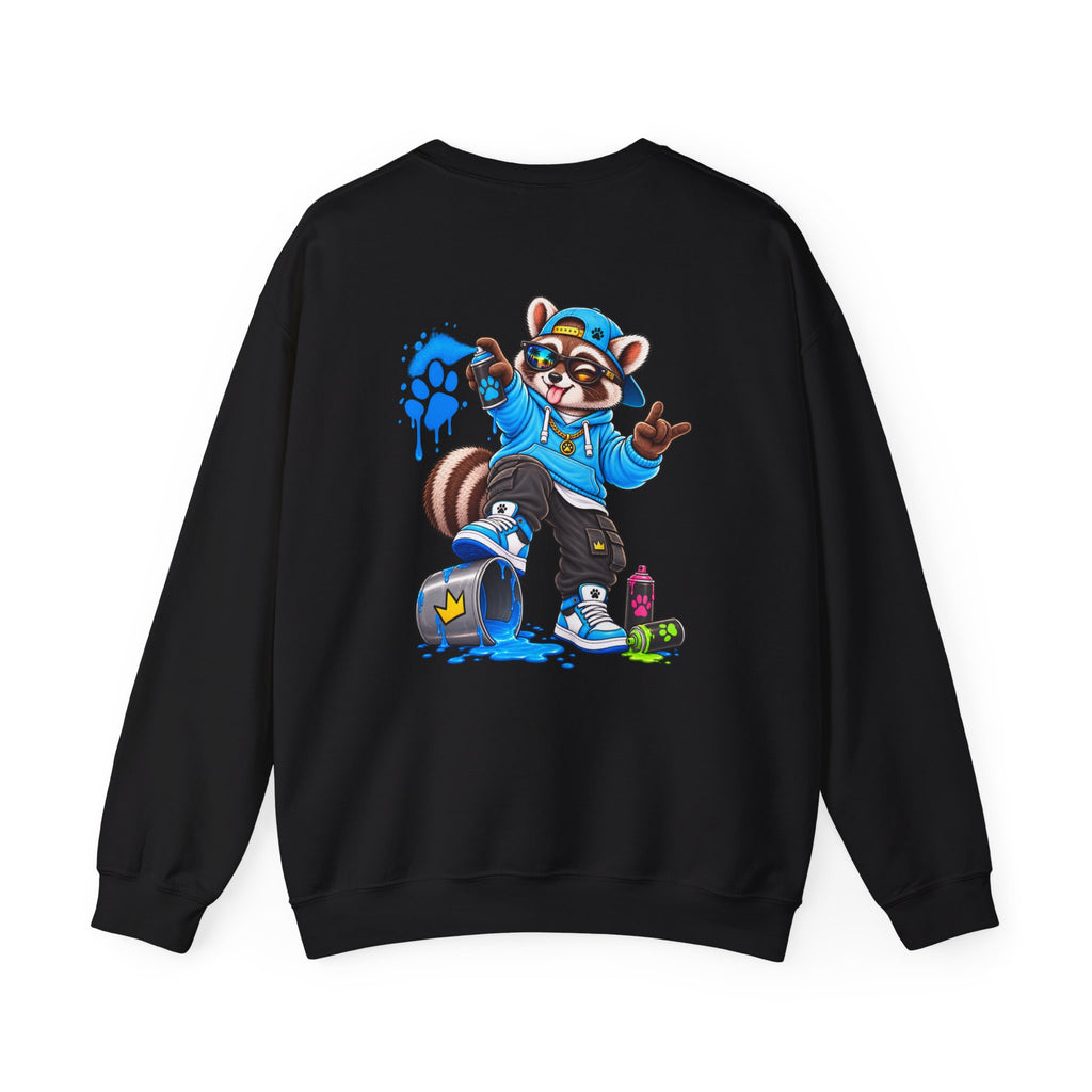 Remy Raccoon Graffiti Sweatshirt
