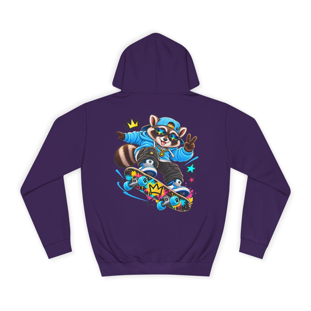 Skateboarding Remy Raccoon Hoodie