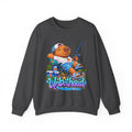 Unbothered Fishing Capybara Crewneck Sweatshirt