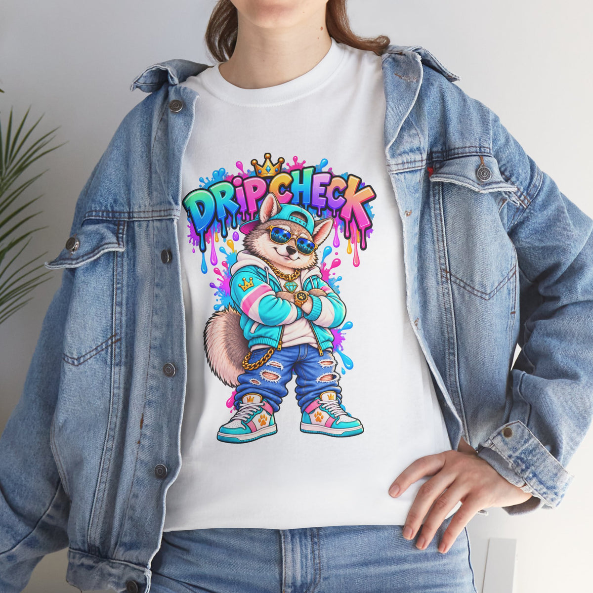 Dripcheck Graphic Tee — Urban Streetwear Cute Animal Shirt