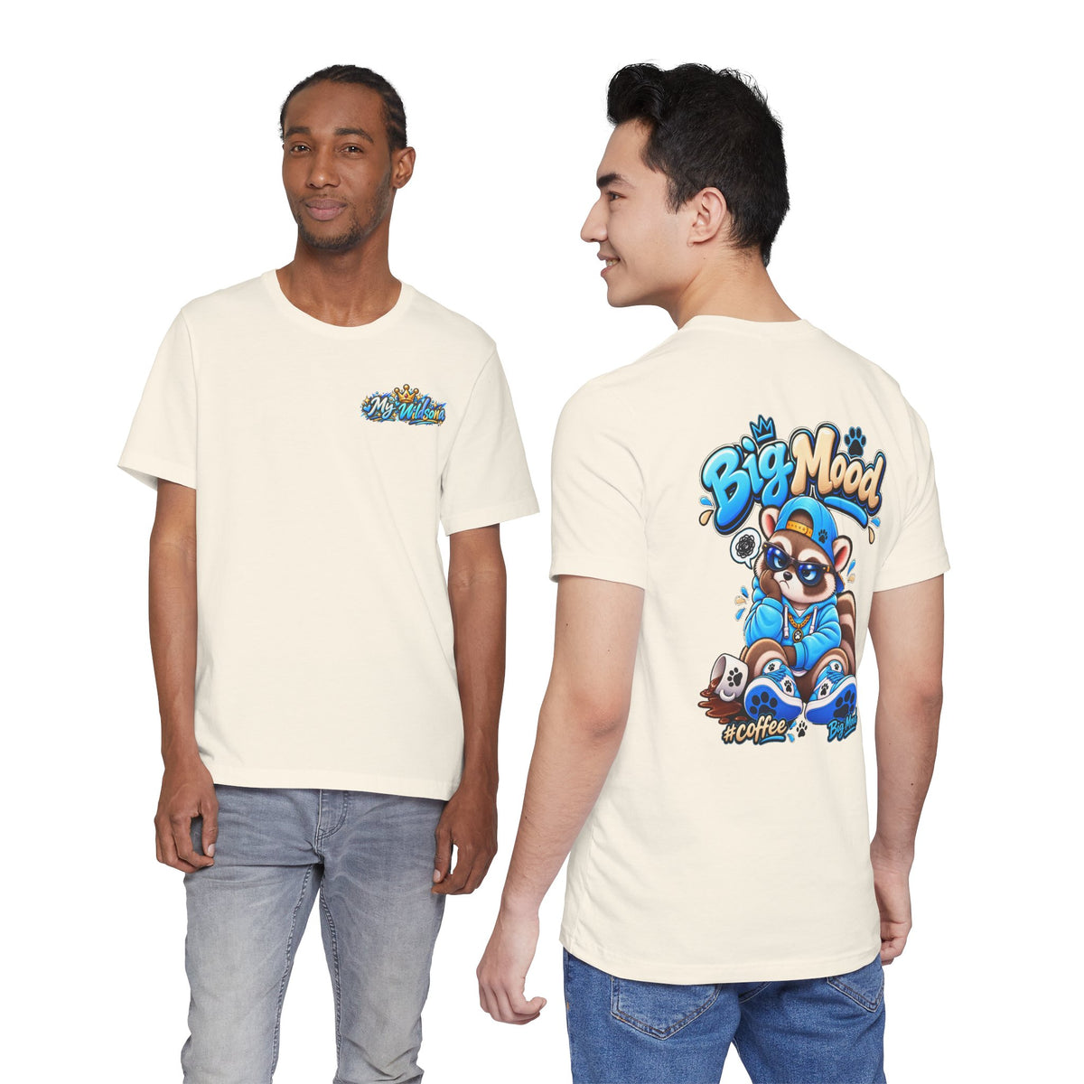 Remy Raccoon Big Mood - Back Graphic - Cute Graphic Tee