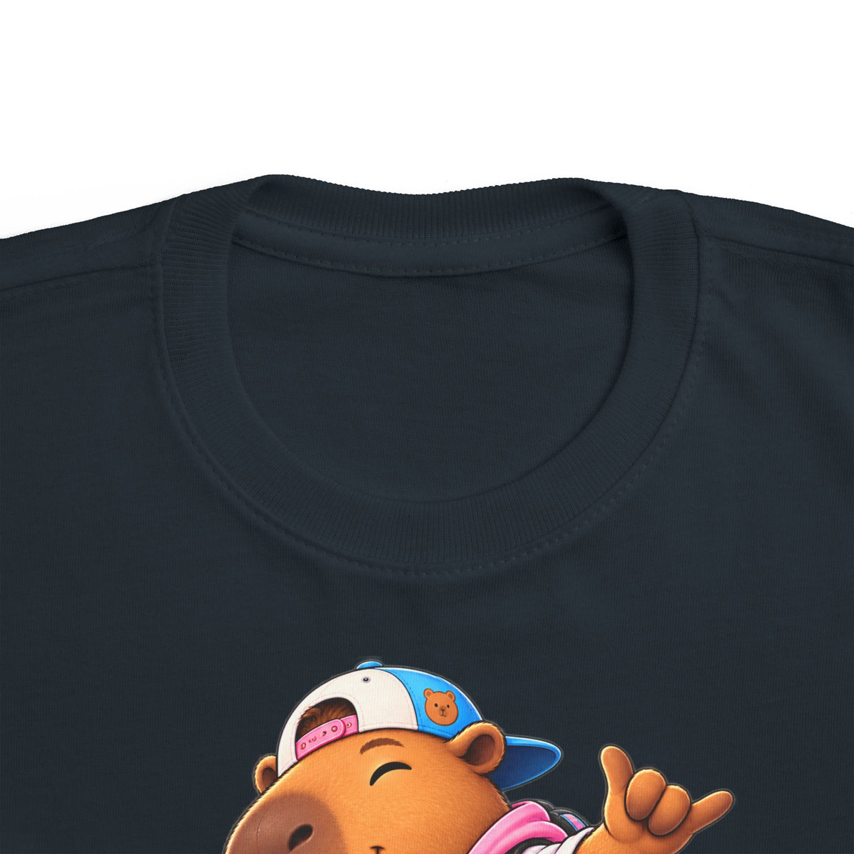Toddler Capybara Skate T-Shirt — Cute Skateboarding Capybara Tee for Kids