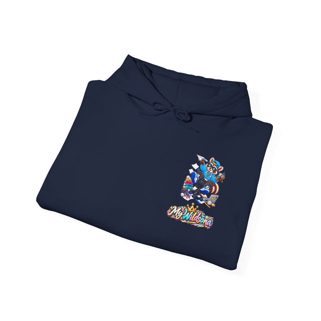 My Wildsona Mischievous Racoon Hoodie — Cute Raccoon Graphic Sweatshirt
