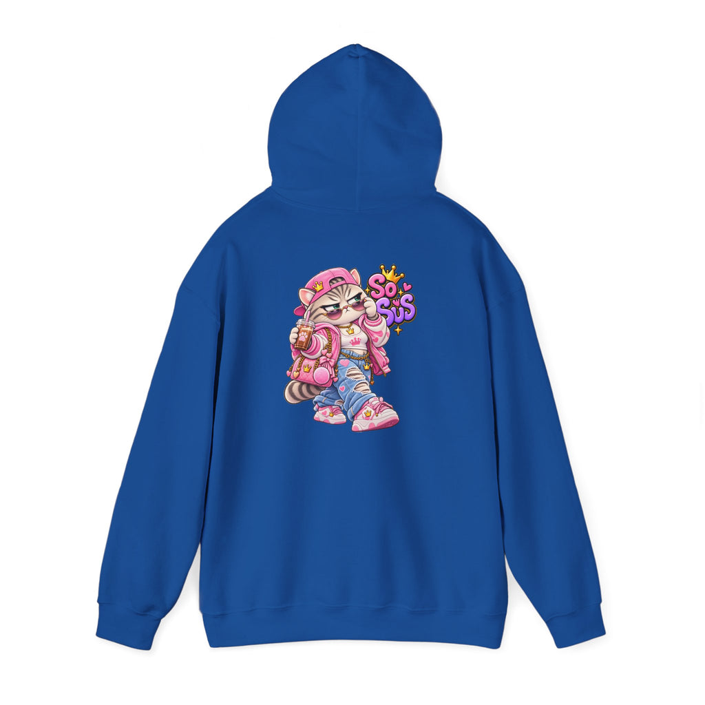 Kawaii So Sus Cat Hoodie – Cute Anime Streetwear Sweatshirt