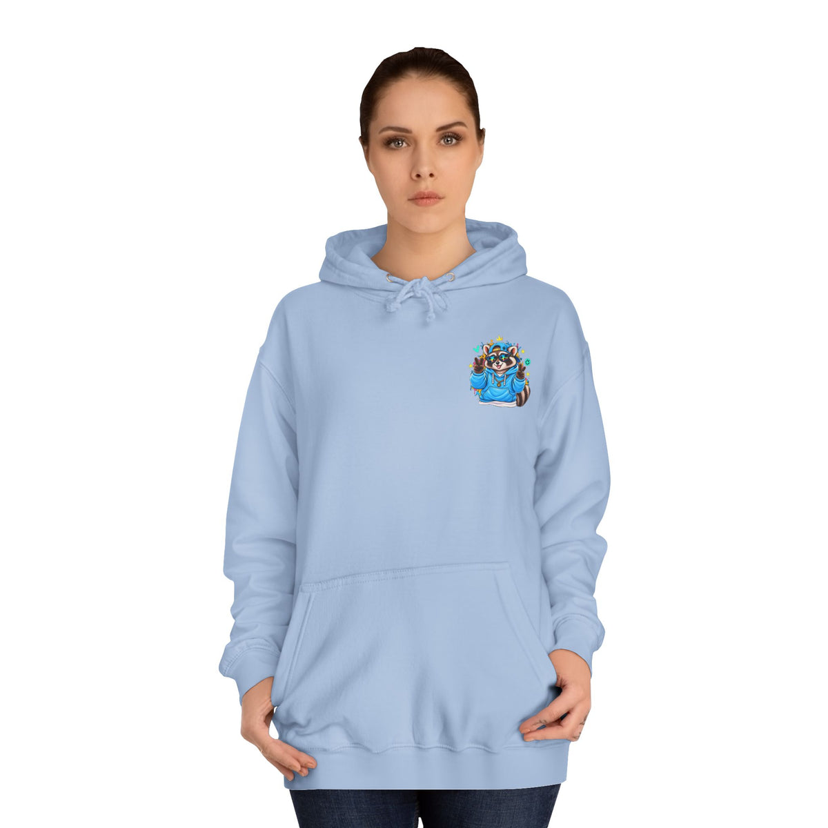 Skateboarding Remy Raccoon Hoodie