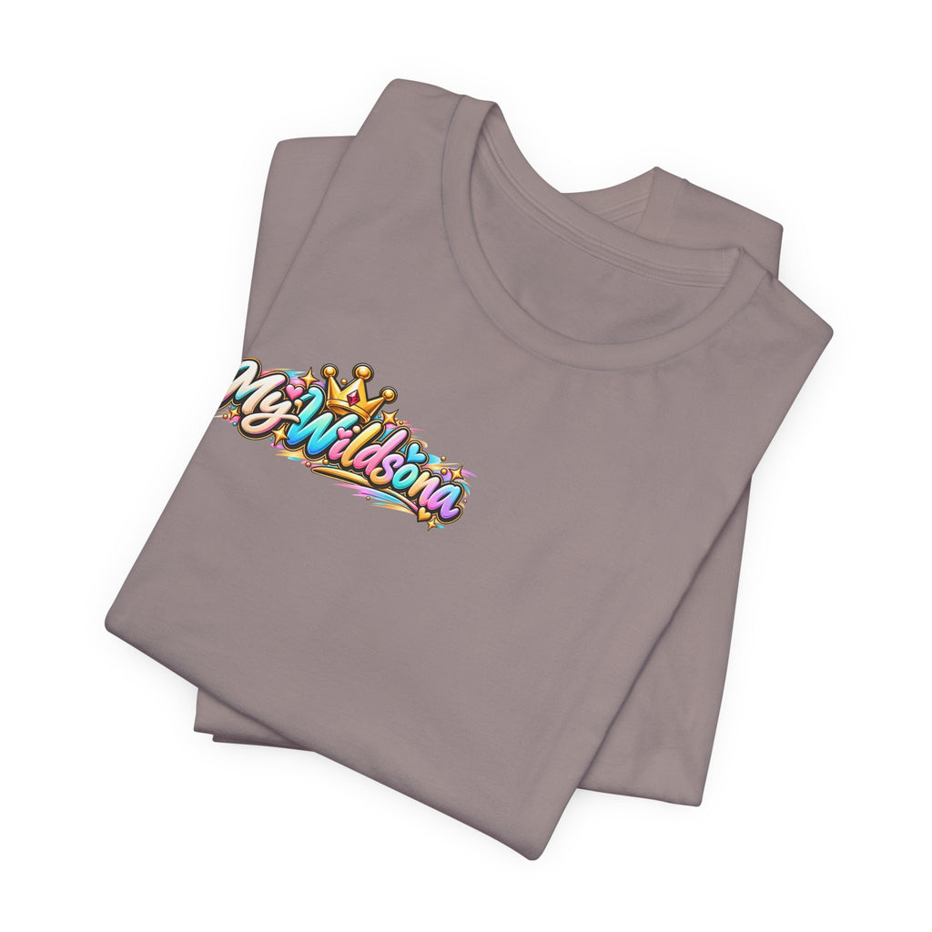 Cute Cartoon Big Personality Dog Tee — Trendy Boba Lover Graphic T-Shirt