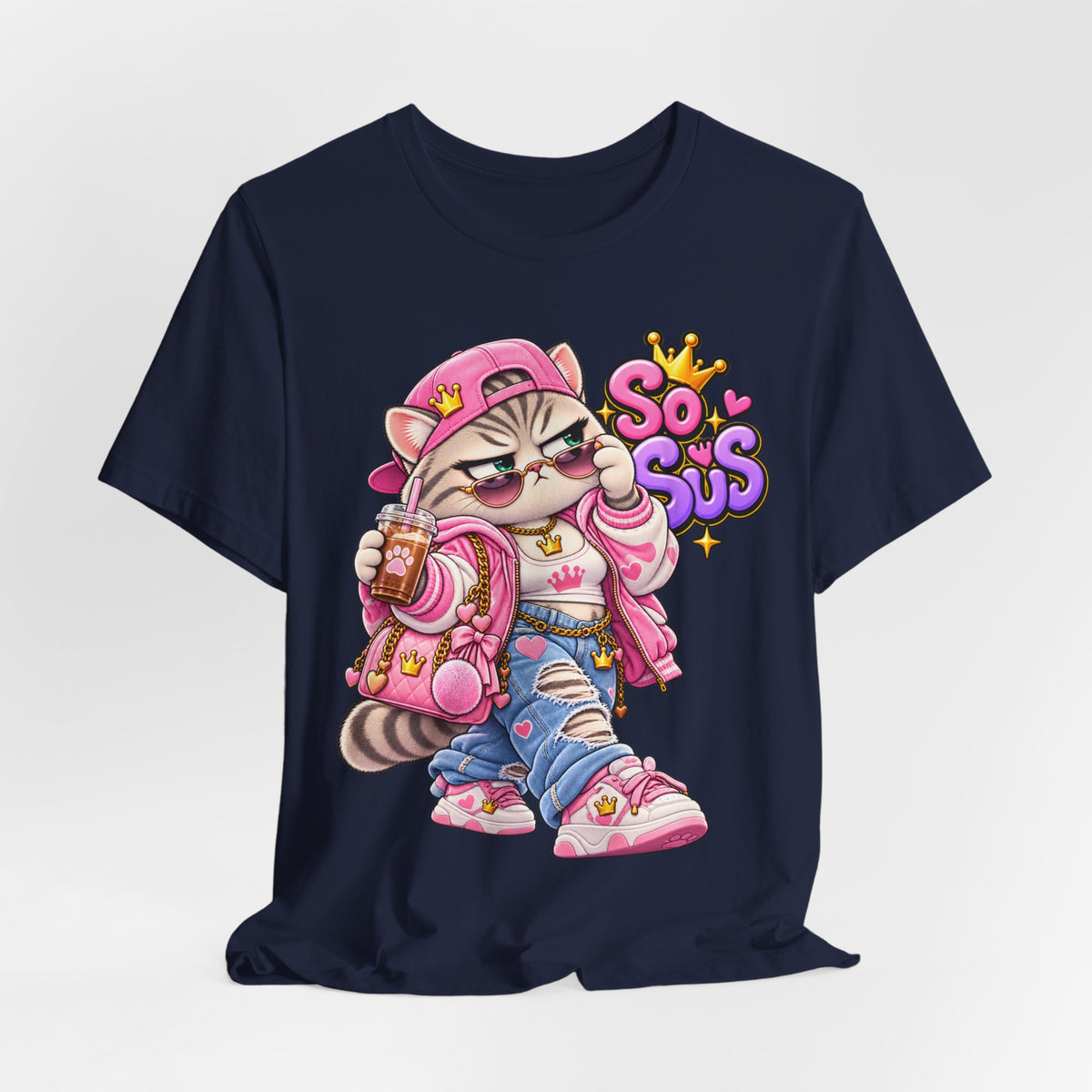 So Sus Streetwear Cat Tee