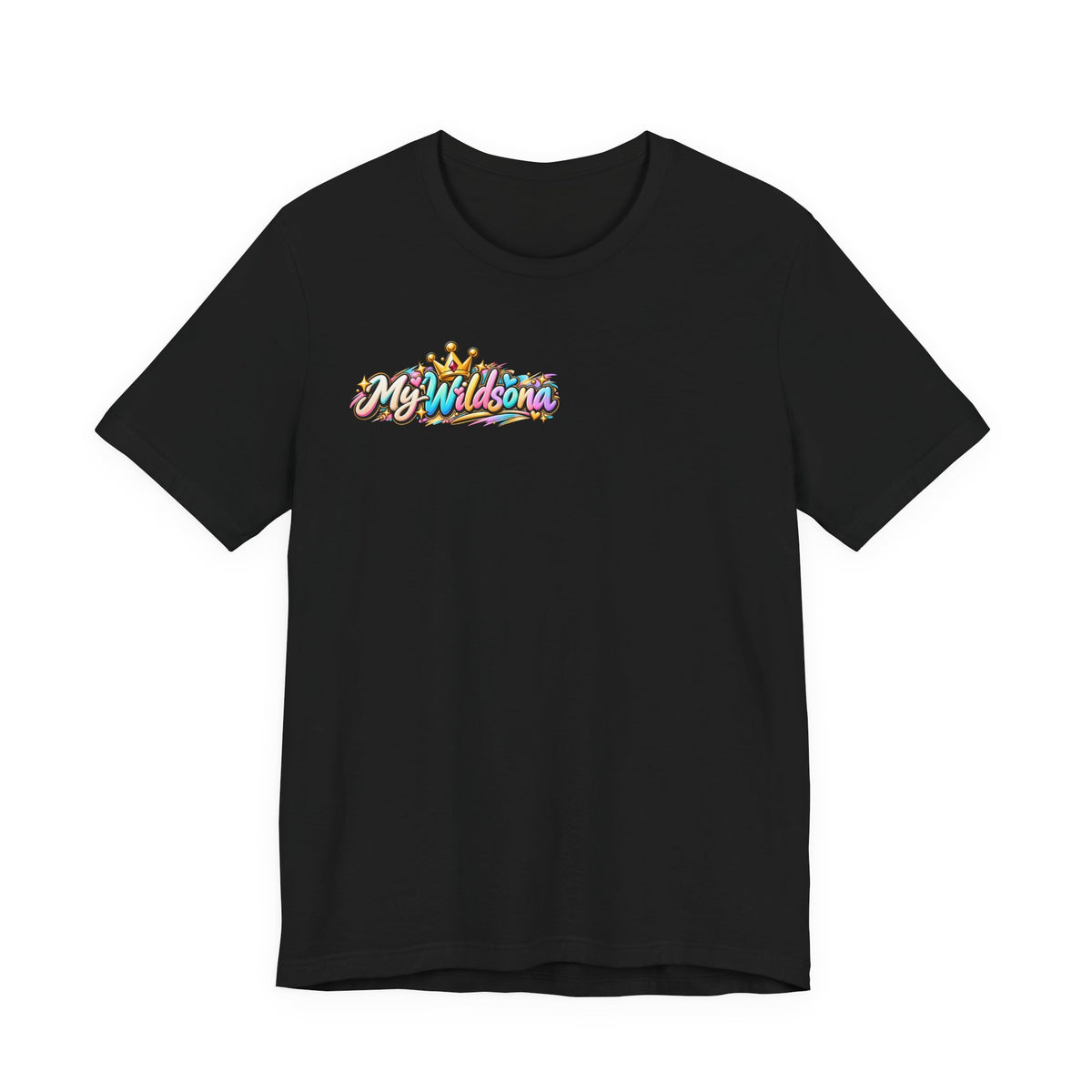 Cute Cartoon Big Personality Dog Tee — Trendy Boba Lover Graphic T-Shirt