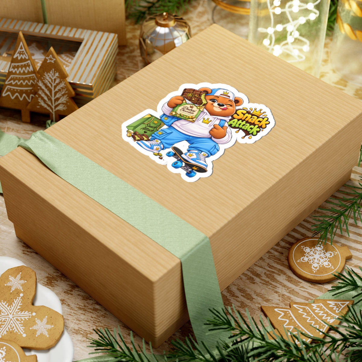Mochi Snack Attack Kiss-Cut Sticker