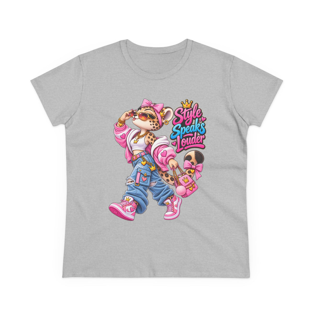 Style Speaks Louder Leopard Girl Tee