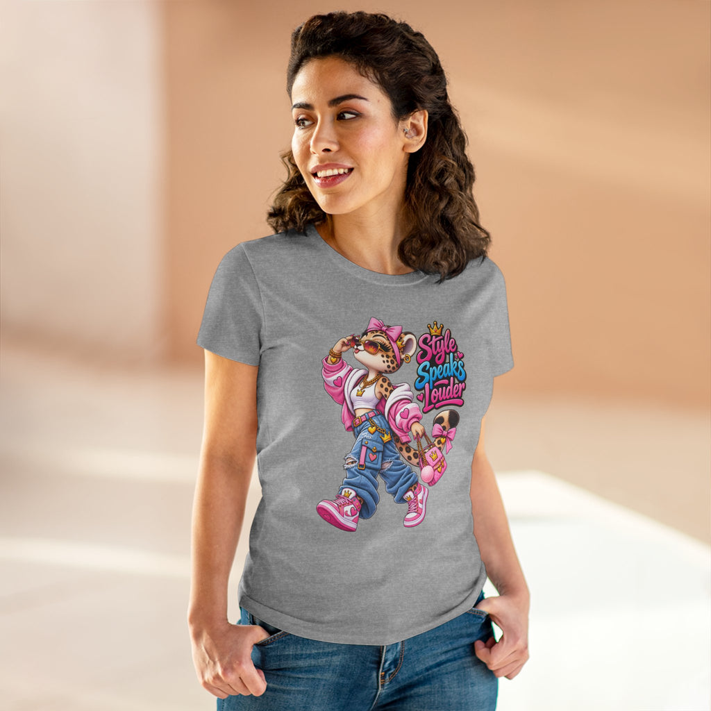 Style Speaks Louder Leopard Girl Tee