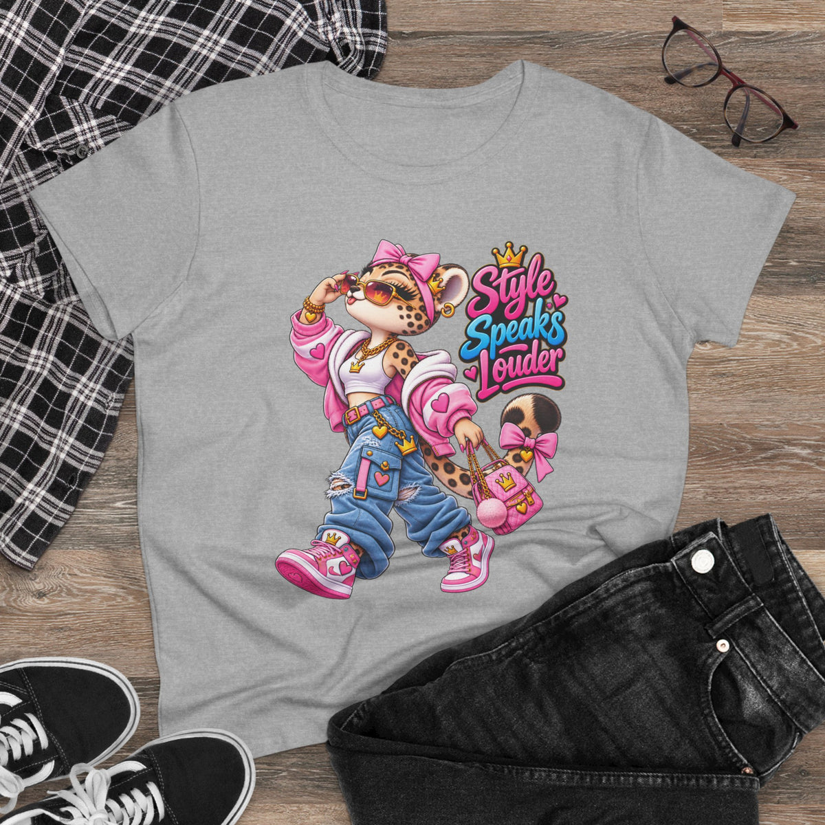 Style Speaks Louder Leopard Girl Tee