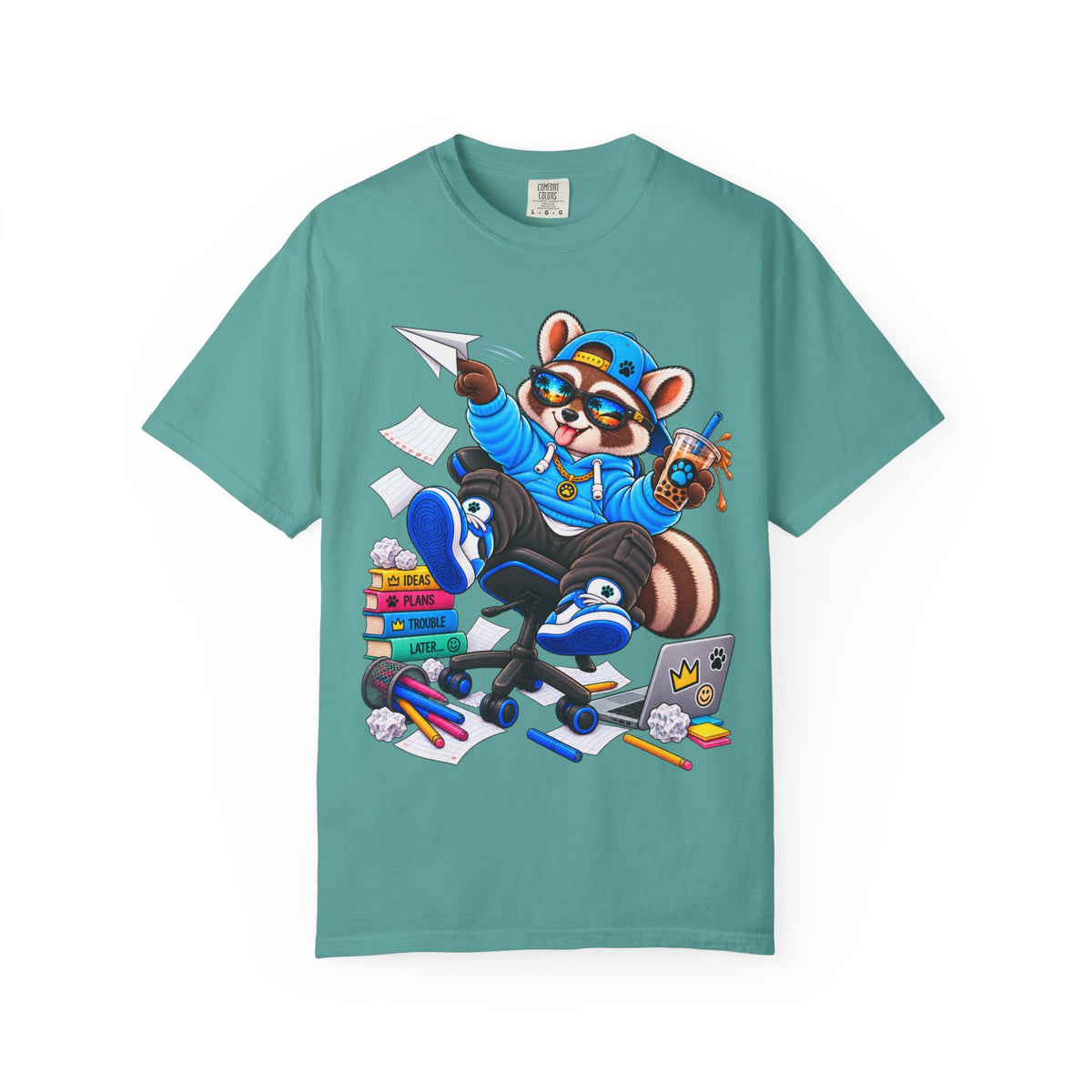 Mischievous Remy Raccoon Graphic T-Shirt
