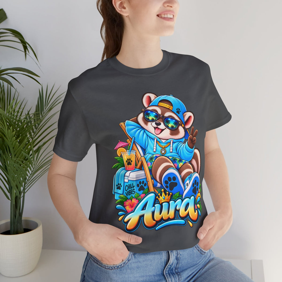 Remy Raccoon Aura - Chest Graphic Tee