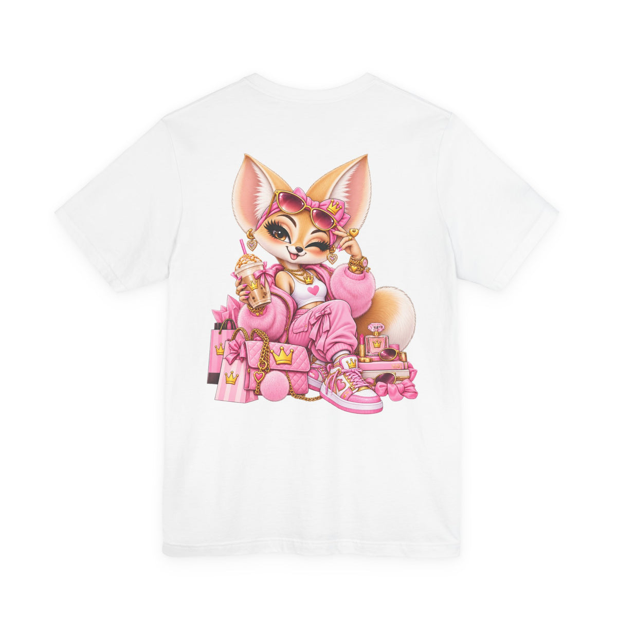 Boujee Kitty Tee — Cute Pink Cat Graphic T-Shirt