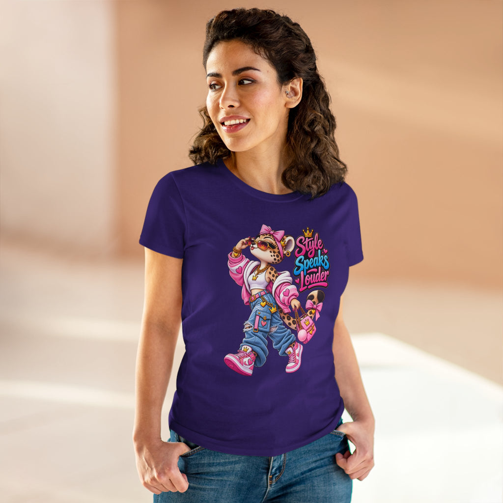 Style Speaks Louder Leopard Girl Tee
