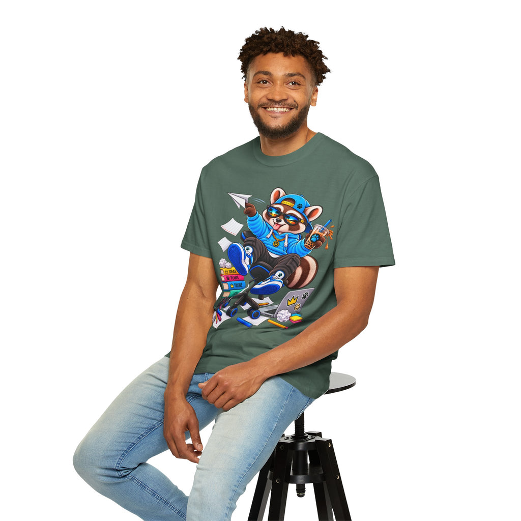 Mischievous Remy Raccoon Graphic T-Shirt