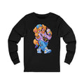 Cartoon Dog Graphic Long Sleeve Tee — "My Wildsona" Colorful Streetwear