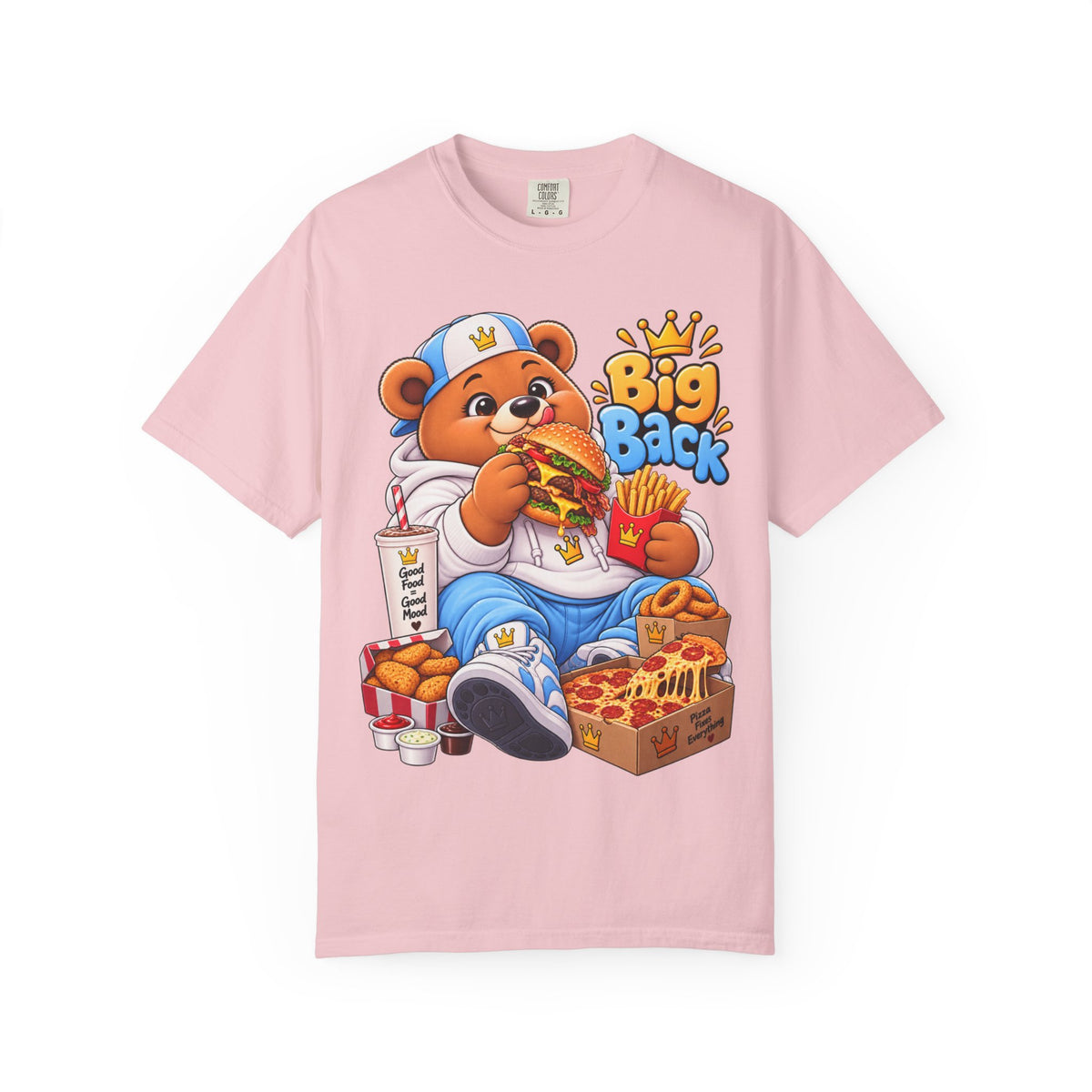Mochi Big Back Bear - Fast Food - T-Shirt
