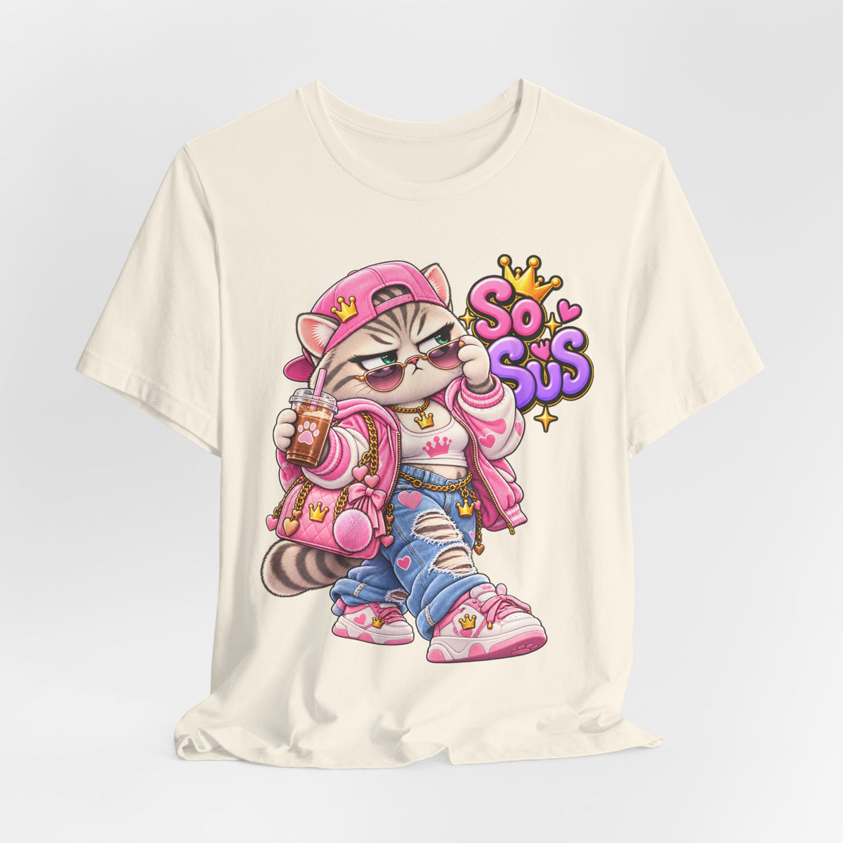 So Sus Streetwear Cat Tee