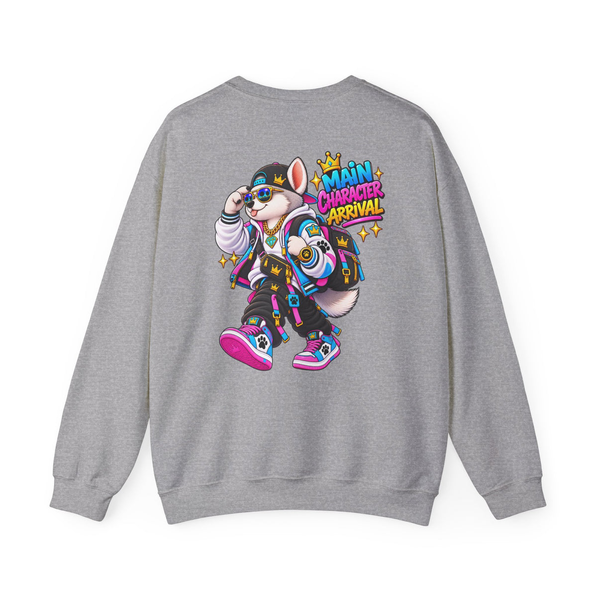 Main Character Husky Unisex Heavy Blend™ Crewneck Sweatshirt