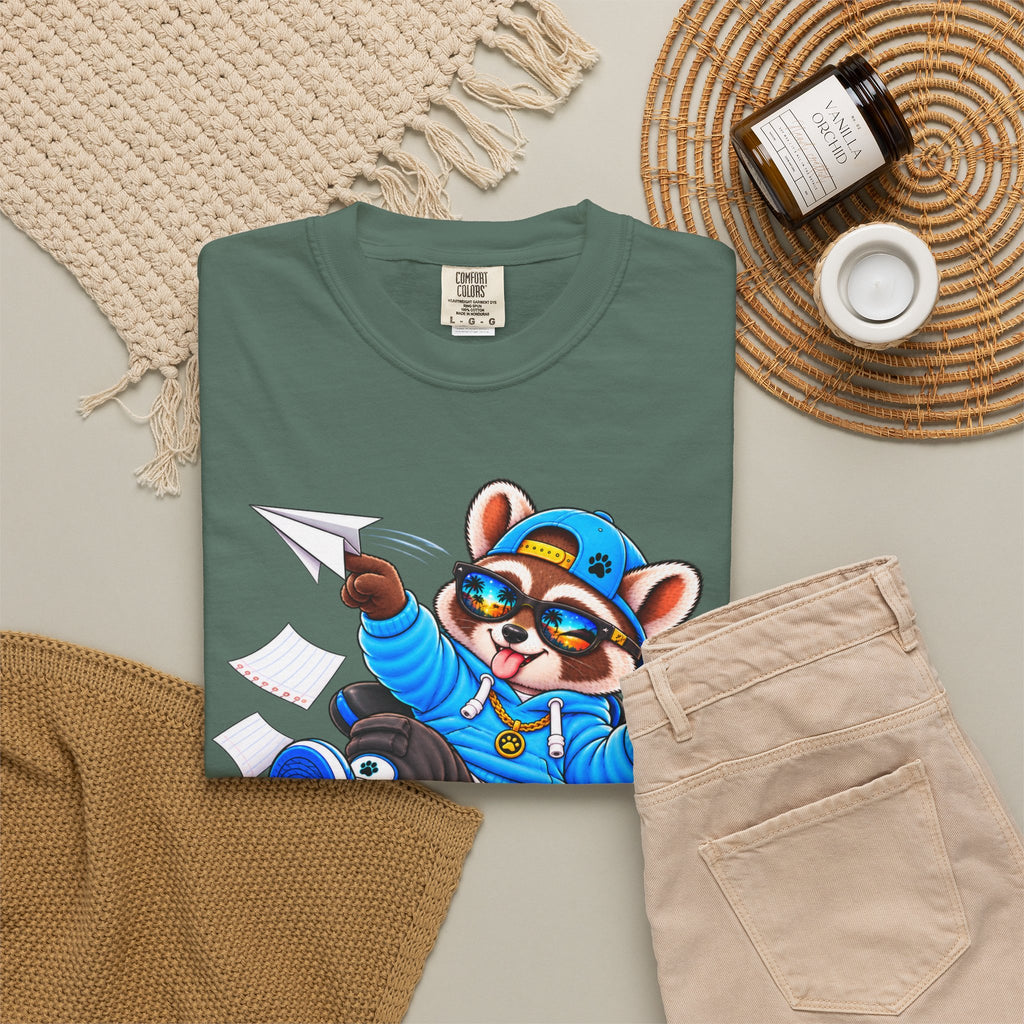 Mischievous Remy Raccoon Graphic T-Shirt