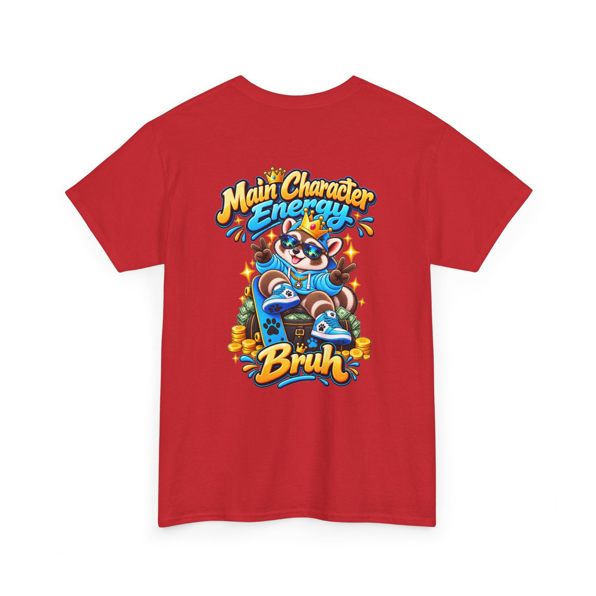 Remy Raccoon Main Character Energy Graphic Tee
