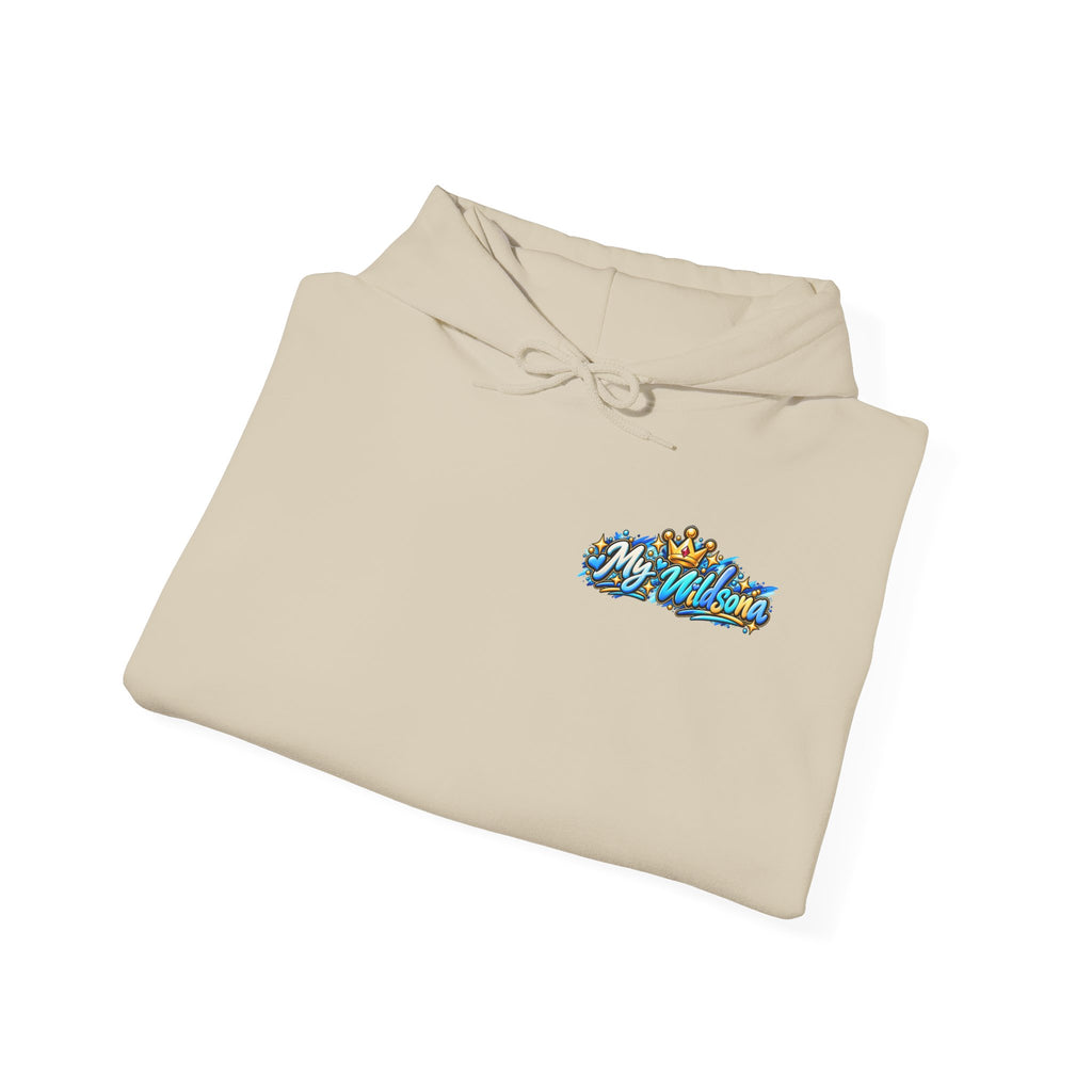 Raccoon Street Art Hoodie – 'Bright Energy' Graffiti Graphic Sweatshirt