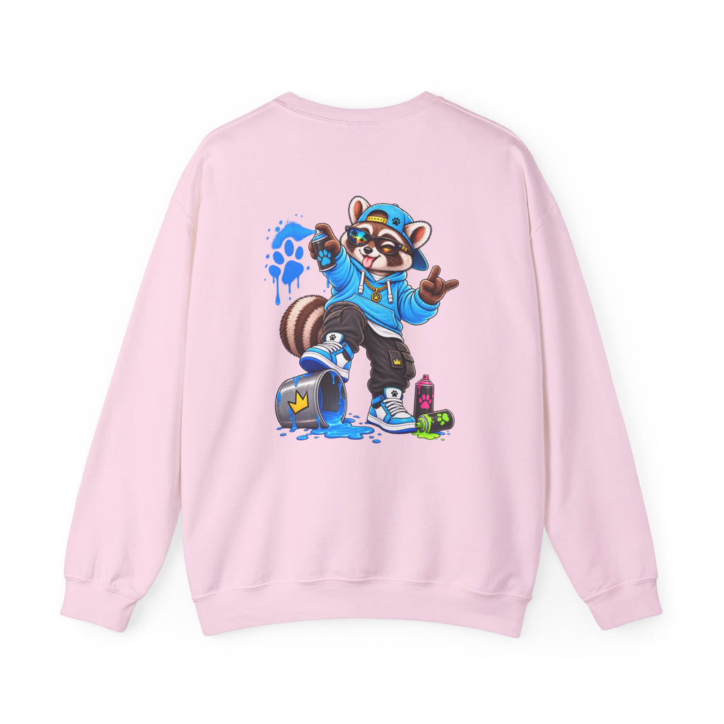 Remy Raccoon Graffiti Sweatshirt