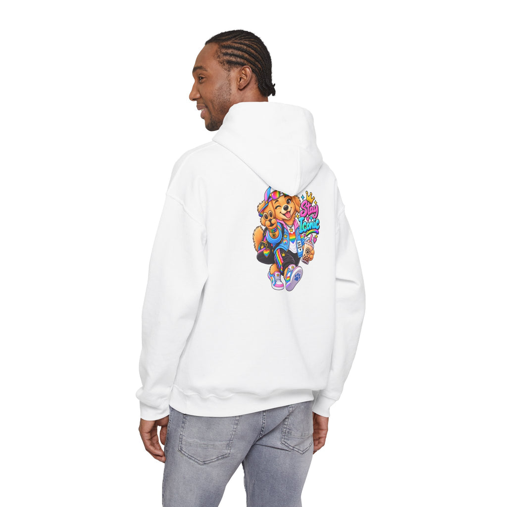 Hoodie — Colorful Big Personality Stay Iconic Pup Graphic