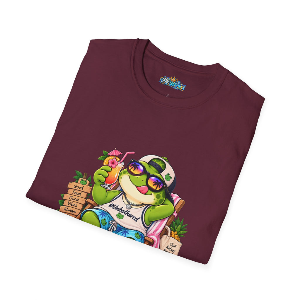 Big Mood Frog T-Shirt — Chill Cartoon Frog Graphic Tee