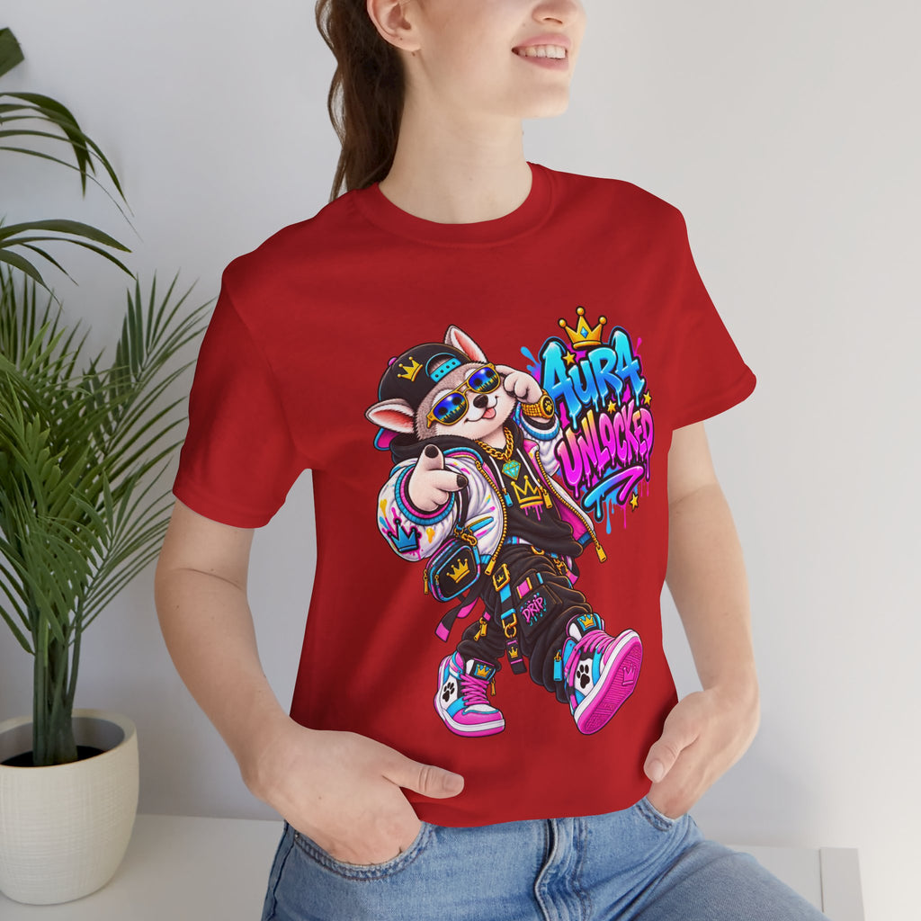 Jynx Alaskan Husky — "Aura Unlocked" Streetwear Graphic Tee