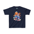 Kids Skateboarding Capybara Tee — Cute Skateboarder Graphic T-Shirt for Boys & Girls