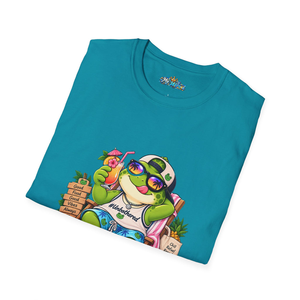 Big Mood Frog T-Shirt — Chill Cartoon Frog Graphic Tee