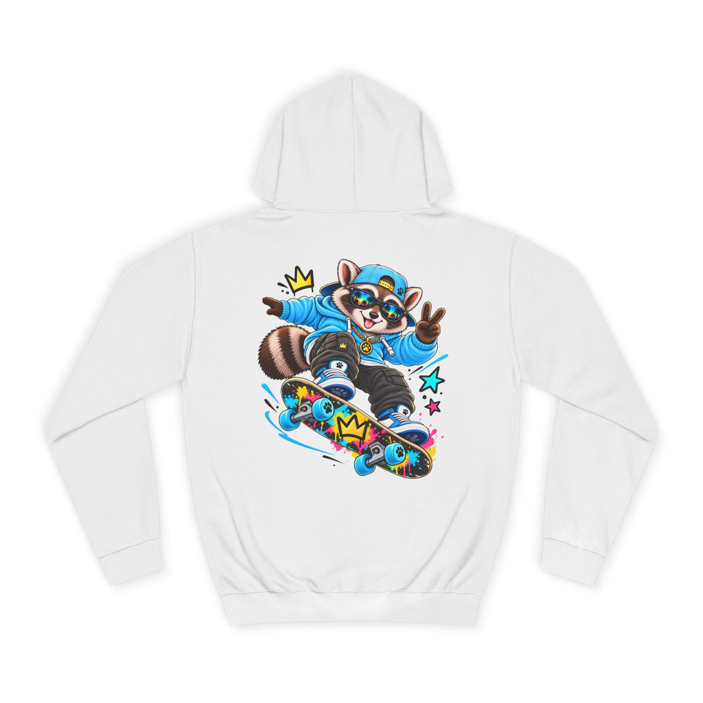 Skateboarding Remy Raccoon Hoodie