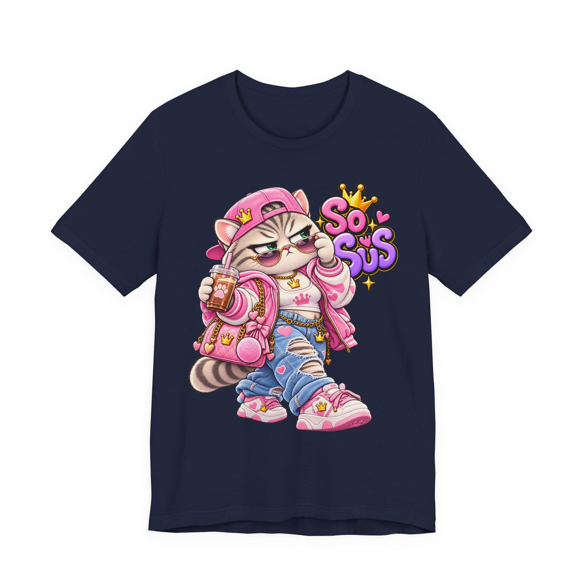 So Sus Streetwear Cat Tee