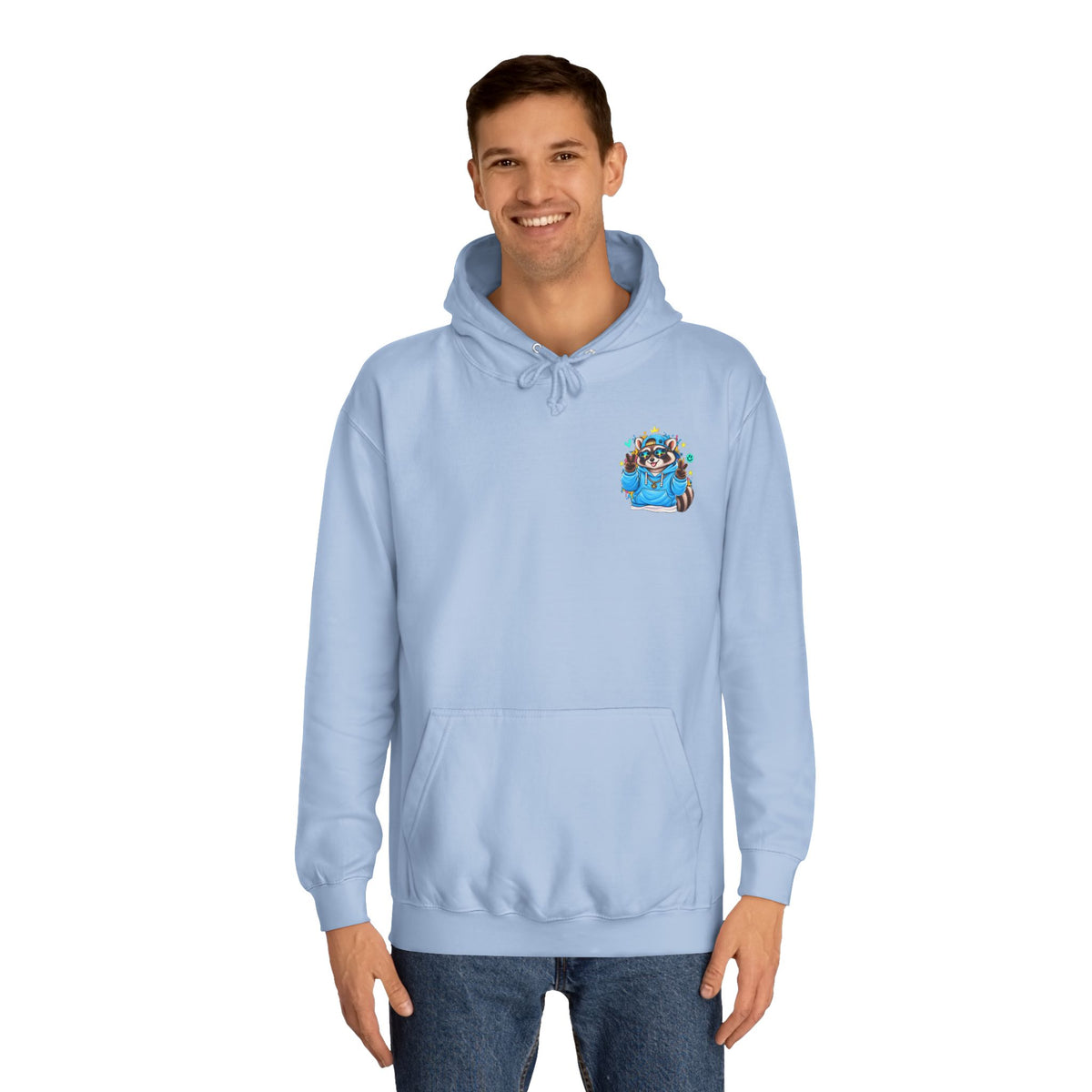 Skateboarding Remy Raccoon Hoodie