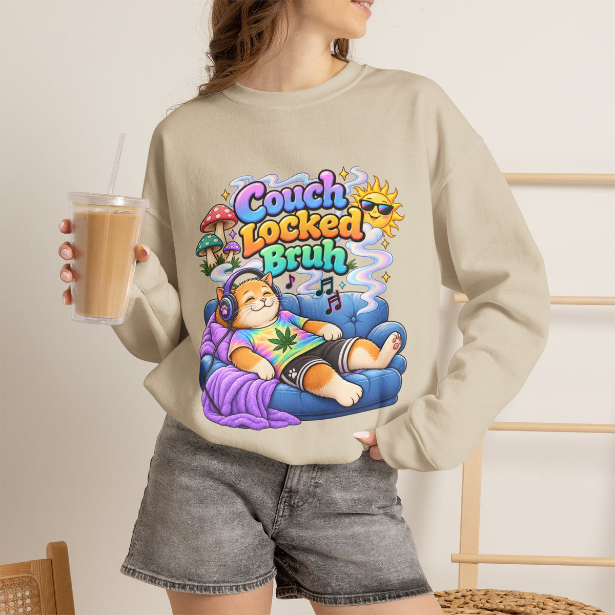 Couch Locked Bru - Wildsona After Hours - Cozy Sweatshirt