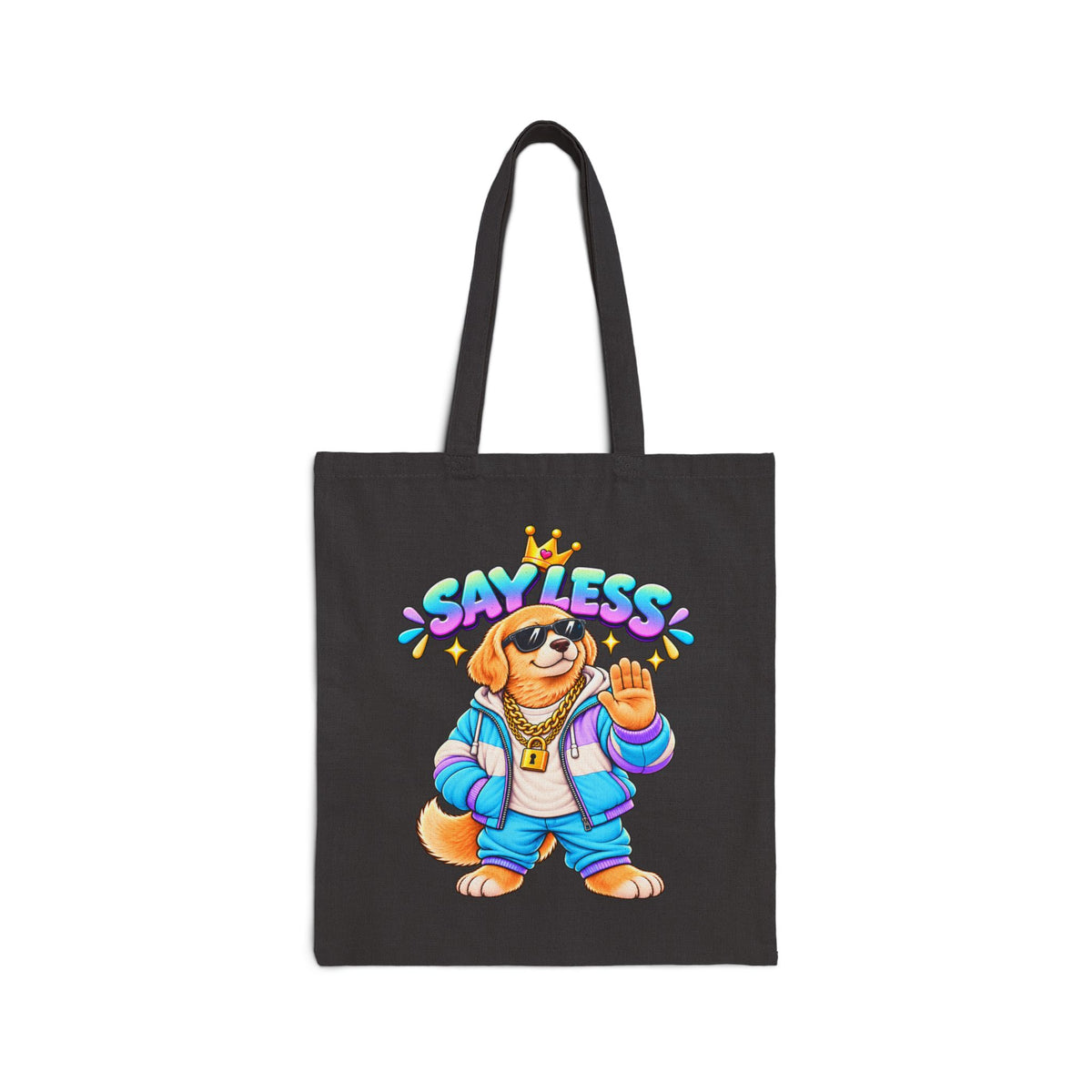Rocco the Retriever - Say Less - Canvas Tote Bag