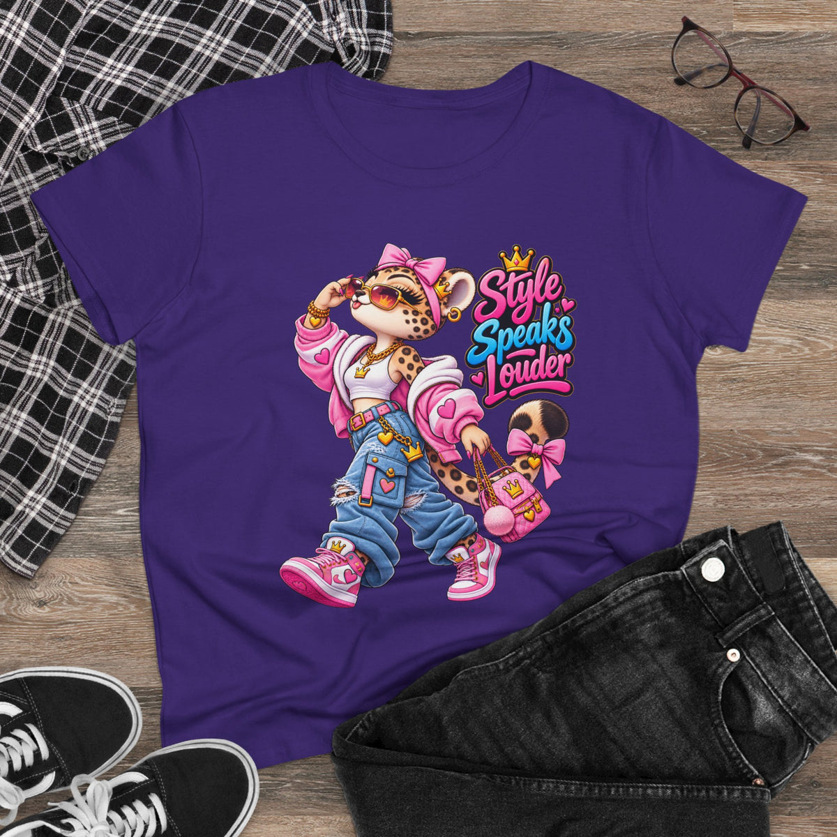 Style Speaks Louder Leopard Girl Tee
