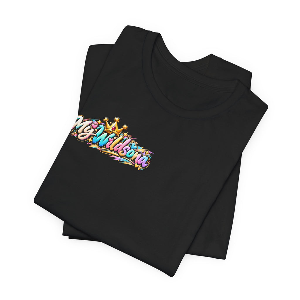 Cute Cartoon Big Personality Dog Tee — Trendy Boba Lover Graphic T-Shirt